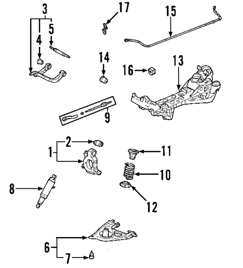Rear Suspension for 2007 Saturn Relay #0