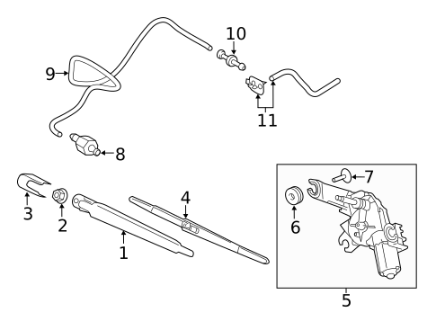 Wipers for 2016 Kia Sedona #1