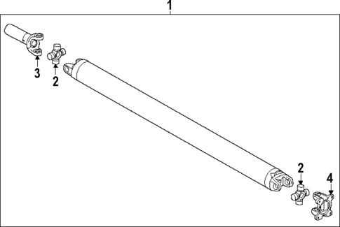 Drive Shaft for 2023 GMC Canyon #1