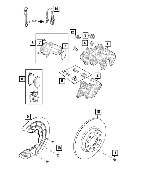 Rear Brakes for 2025 Dodge Hornet #0