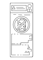 745990E020 - Body: Air Bag Label for Toyota: Avalon, Camry, Corolla, Corolla Cross, Highlander, Matrix, RAV4, RAV4 Prime, Sequoia, Sienna, Solara, Tacoma, Tundra, Venza Image