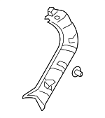 817404Z500RYN - Body: Side Trim for Hyundai Image