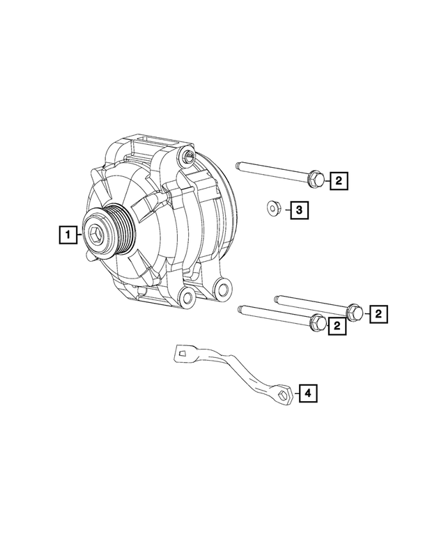 6502720 - Electrical: Hex Flange Lock Nut for Mopar Image