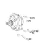 6502720 - Electrical: Hex Flange Lock Nut for Mopar Image