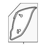 BBM473760C - : Surround Weather-Strip for Mazda: 3 Image