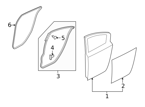 Door & Components for 2012 Mazda 3 #2
