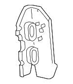 3L2Z9841038AA - Body: Rear Pillar for Ford: Explorer, Explorer Sport | Mercury: Mountaineer Image