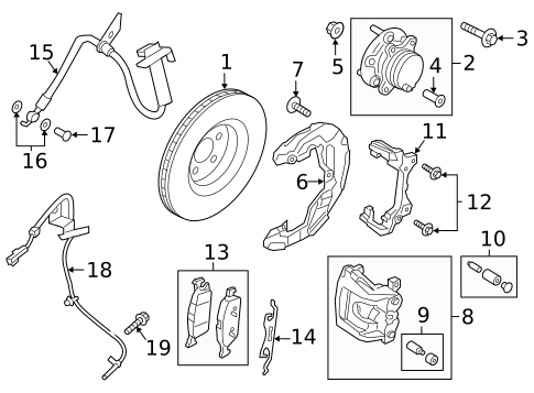 Brake Components for 2017 Lincoln Continental #0