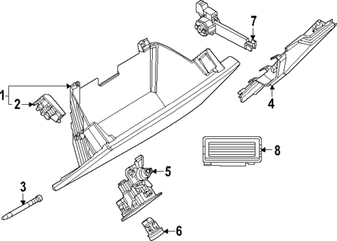 Glove Box for 2025 BMW X3 #0