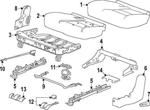Second Row Seats for 2025 Chevrolet Traverse #6