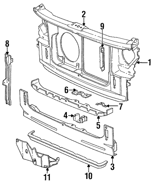 4386156 - Cooling System: Support Assembly for Mopar Image