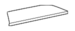 95C839899GYOK1 - Body: Body Side Molding for Porsche Image