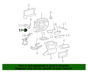 Temperature Valve Actuator Assembly 89018960 GM | GMPartsDirect.com