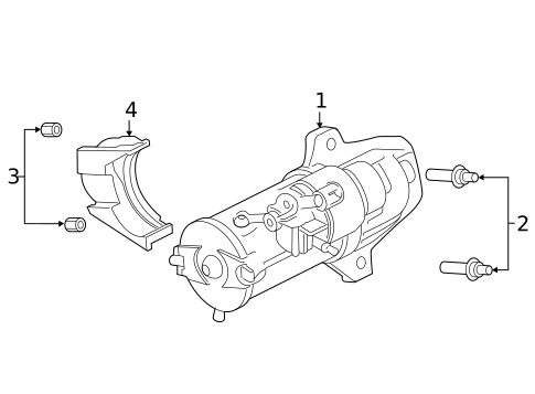 Starter for 2022 Ford Ranger #0