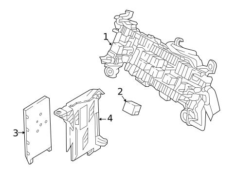 Fuse & Relay for 2019 INFINITI QX30 #1