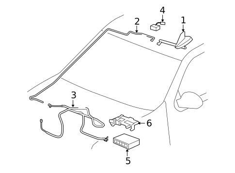 Communication System Components for 2012 Cadillac Escalade #0