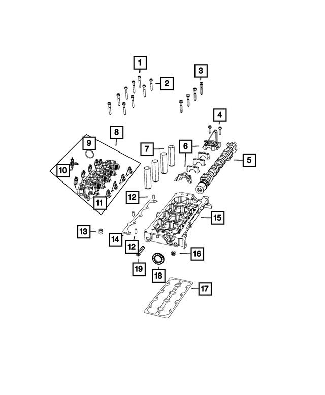 68228749AA - Engine: Engine Camshaft for Mopar Image