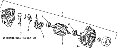 Alternator for 1992 Honda Civic #0
