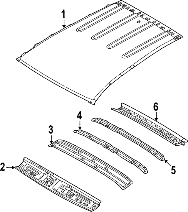 67111K5010 - : Roof Panel for Hyundai Image