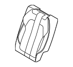 LR075039 - : 2016 2017 Land Rover Range Rover Sport - Seat Back Cover for Land Rover: Range Rover Sport Image