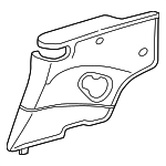 99655507117DFV - Body: Quarter Trim Panel for Porsche Image