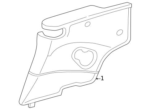 Interior Trim - Quarter Panels for 2004 Porsche 911 #1