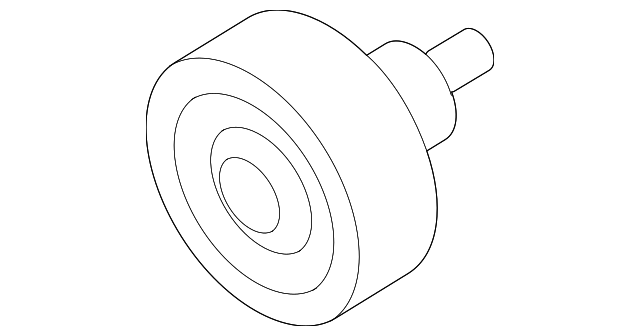 Accessory Drive Belt Idler Pulley - Porsche (9A7-260-938-05)