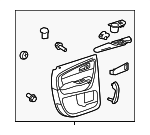 20952598 - Body: Door Trim Panel for Chevrolet: Traverse Image