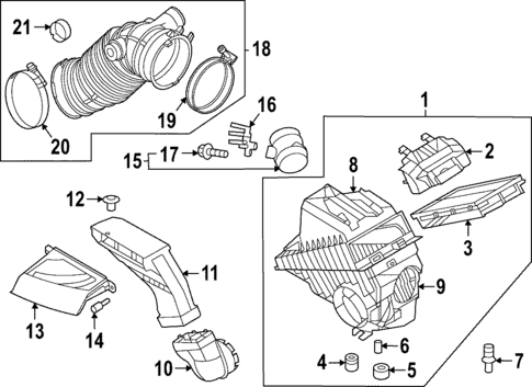 Air Intake for 2022 Hyundai Santa Fe #0