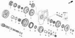 23423PX4003 - Transmission - Automatic: CLUTCH ASSY., ONE-WAY for Honda Image
