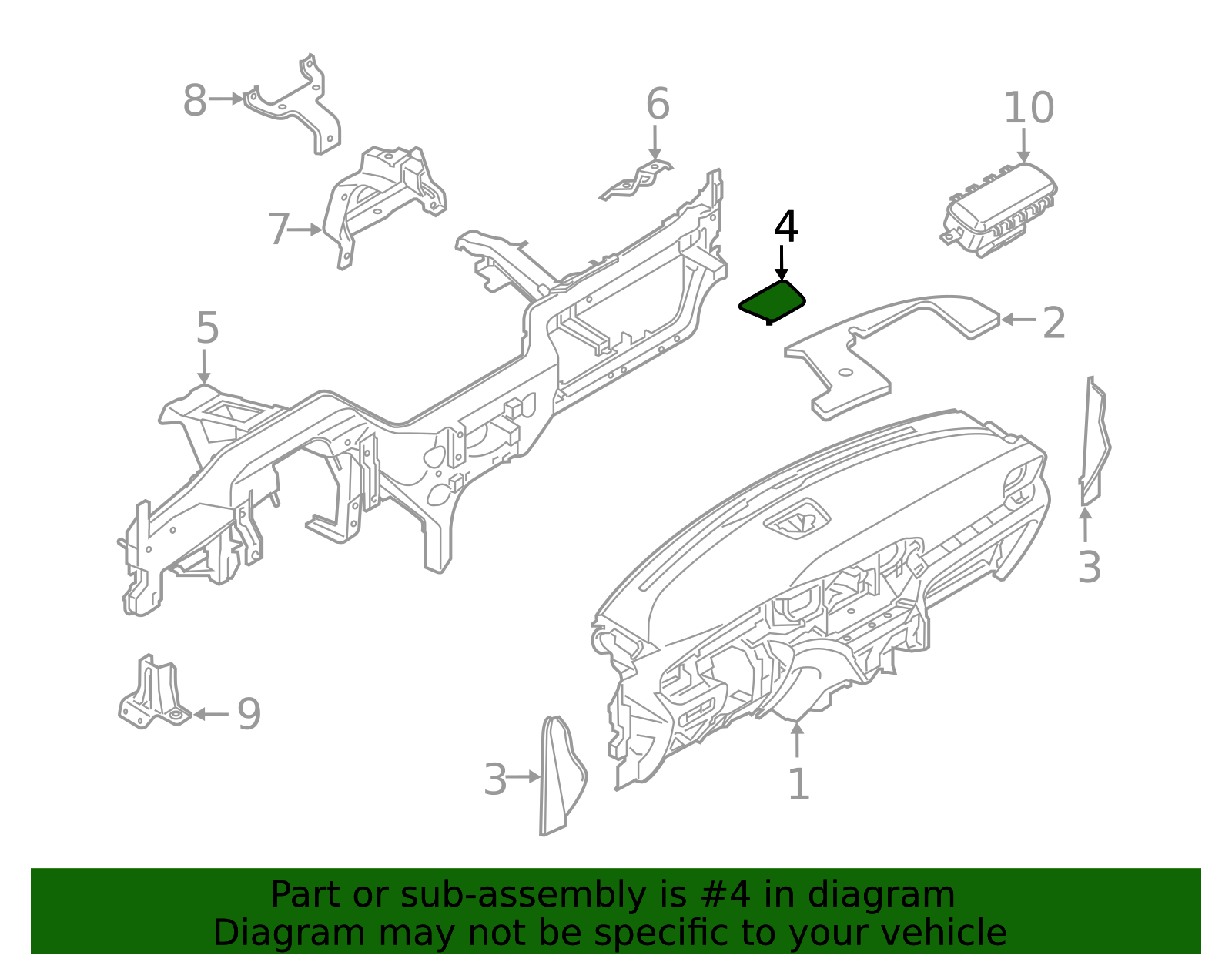2020-2024 Ford Explorer Speaker Grille LB5Z-18978-AA | OEM Parts Online