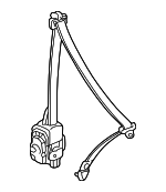 4814S84A50ZB - : Belt &amp; Retractor for Honda: Accord Image