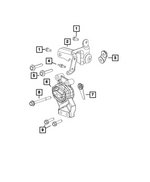 5038876AA - : Engine Mount Bracket for Mopar Image