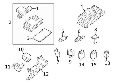 Fuse & Relay for 2013 Lincoln MKZ #0