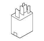 RLY3 - Electrical: Motorcraftâ„¢ Relay for Ford: EcoSport, Edge, Escape, Expedition, Explorer, F-150, F-250 Super Duty, F-350 Super Duty, F-450 Super Duty, Fiesta, Fusion, Mustang, Police Interceptor Sedan, Police Interceptor Utility, Police Responder Hybrid, Ranger, Special Service Police Sedan, SSV Plug-In Hybrid, Taurus, Transit Connect | Lincoln: Continental, MKS, MKT, MKX, MKZ, Nautilus, Navigator | Mercury: Mariner Image