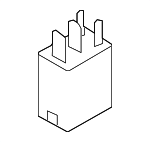 RLY3 - Electrical: Motorcraftâ„¢ Accessory Power Relay for Ford: EcoSport, Edge, Escape, Expedition, Explorer, F-150, F-250 Super Duty, F-350 Super Duty, F-450 Super Duty, Fiesta, Fusion, Mustang, Police Interceptor Sedan, Police Interceptor Utility, Police Responder Hybrid, Ranger, Special Service Police Sedan, SSV Plug-In Hybrid, Taurus, Transit Connect | Lincoln: Continental, MKS, MKT, MKX, MKZ, Nautilus, Navigator | Mercury: Mariner Image
