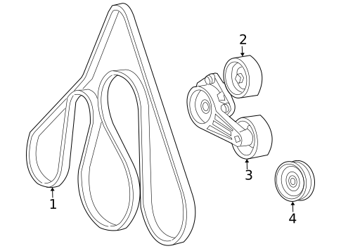 Belts & Pulleys for 2008 Ford F-150 #0