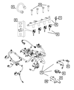 68440295AA - Fuel: Fuel Pressure Sensor for Dodge: Hornet | Fiat: 500X | Jeep: Renegade Image