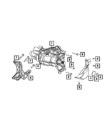 68440307AA - : Power Transfer Unit Bracket for Fiat: 500X | Jeep: Renegade Image