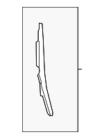 538280C020 - Body: Rear Seal for Toyota: Sequoia, Tundra Image