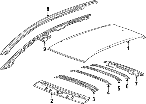 Roof & Components for 2025 Chevrolet Blazer EV #0