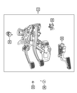 4581890AM - Clutch: Non Adjustable Pedal Assembly for Jeep: Wrangler Image