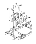 55398518AB - : Fuel Tank Heat Shield for Mopar Image