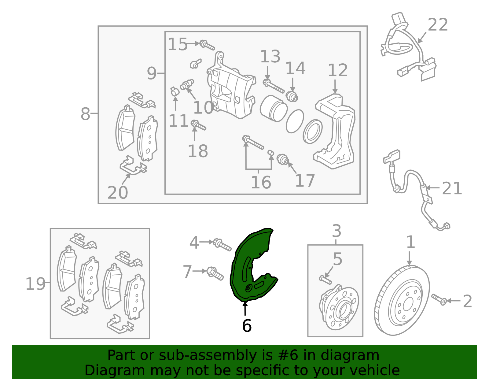 Hyundai - 51755-J5550 - Brake Dust Shield - 2019-2025 Genesis G70 | OEM ...