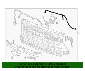 2024-2025 Chevrolet Washer Hose 85587890 | OEM Parts Online