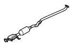 PYH52055XB - Exhaust: Converter &amp; Pipe for Mazda Image
