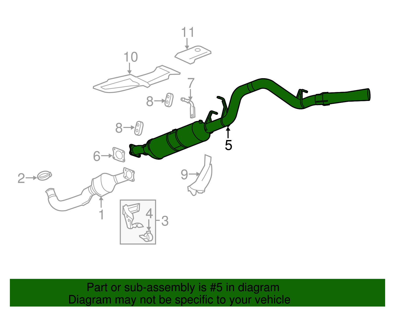 22896366 - OEM GM Catalytic Converter | GMPartsCenter.net