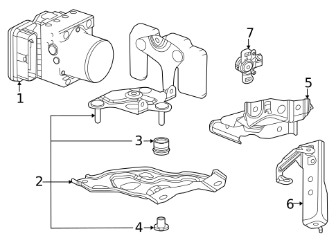 ABS Components for 2025 Toyota Mirai #0