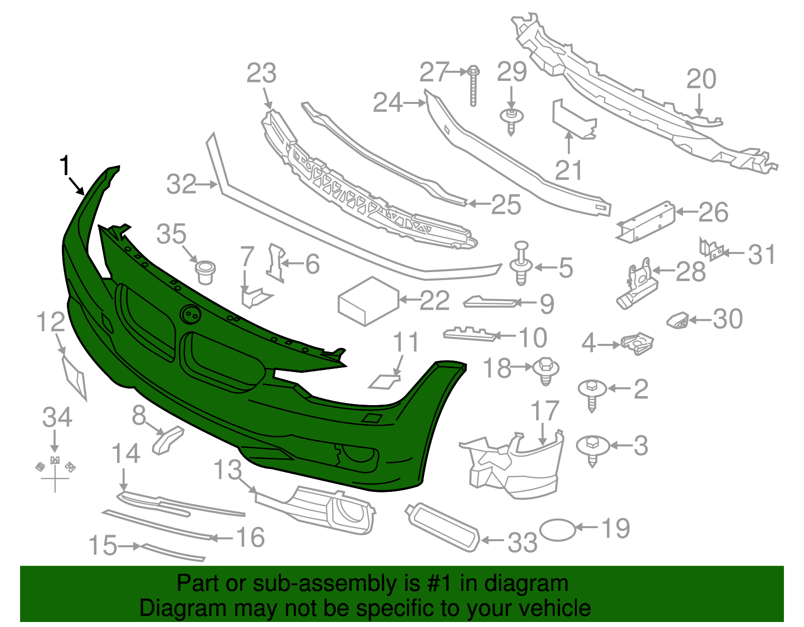 Genuine BMW 51-11-7-293-085 | Bumper Cover | FREE Shipping
