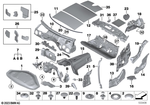 51487221993 - Vehicle Trim: Sound Insulating Engine Hood for BMW Image